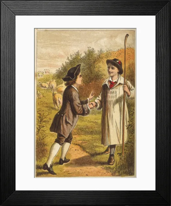Framed Print : Sandford & Merton / C18Th Framed Print : Sandford & Merton / C18Th