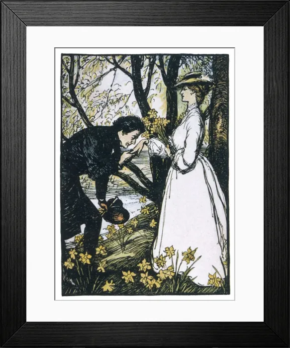 Framed Print : Poem / Tennyson / Maud / C19Th Framed Print : Poem / Tennyson / Maud / C19Th
