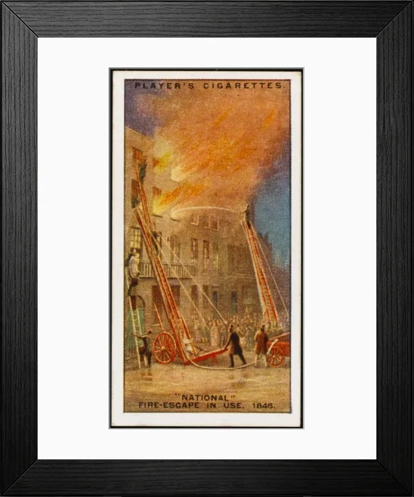 Framed Print : NATIONAL FIRE ESCAPE Framed Print : NATIONAL FIRE ESCAPE