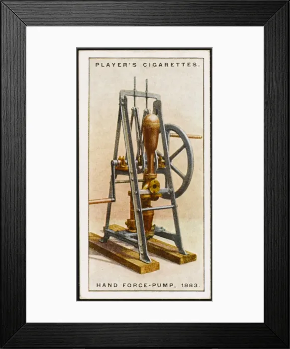 Framed Print : INDIA FIRE PUMP / 1883 Framed Print : INDIA FIRE PUMP / 1883