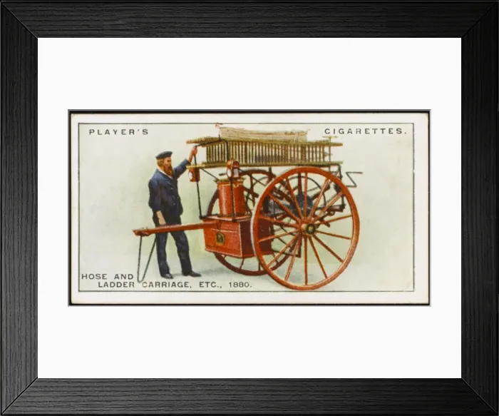 Framed Print : Hose and Ladder Carriage Framed Print : Hose and Ladder Carriage