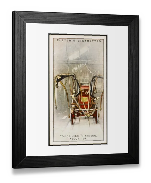 Framed Print : Quick-Hitch Harness / 1881 Framed Print : Quick-Hitch Harness / 1881
