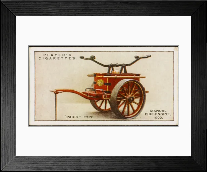 Framed Print : PARIS TYPE FIRE-ENGINE Framed Print : PARIS TYPE FIRE-ENGINE