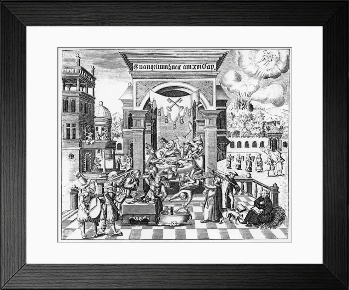 Framed Print : Excesses of Papal Court Framed Print : Excesses of Papal Court