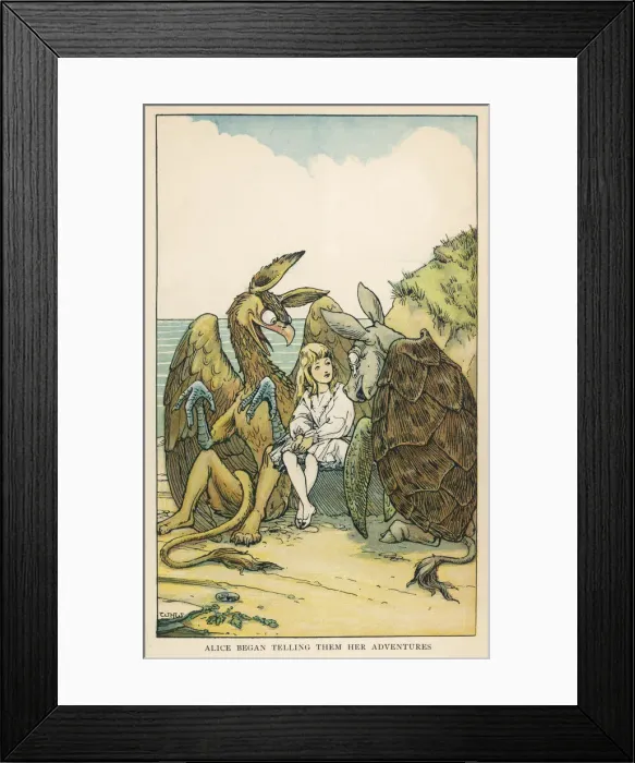 Framed Print : Lobster Quadrille (W) Framed Print : Lobster Quadrille (W)