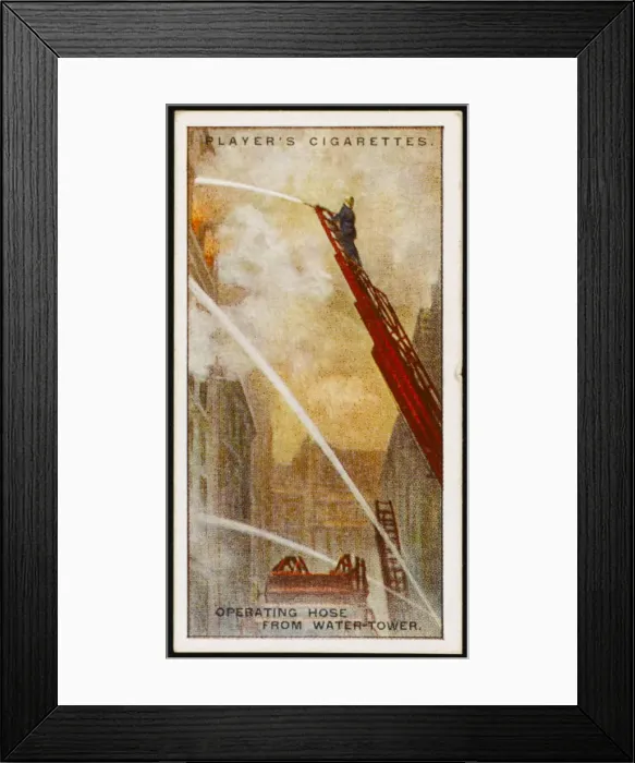 Framed Print : Fire-Fighting Hose / Tower Framed Print : Fire-Fighting Hose / Tower