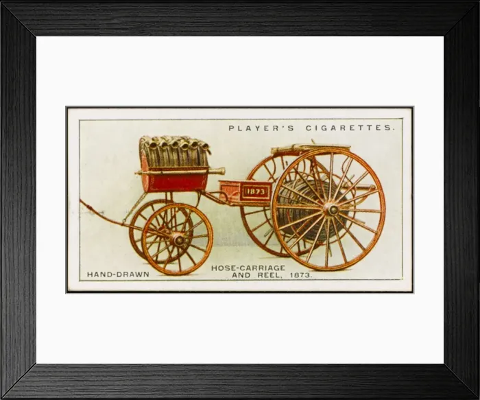 Framed Print : Fire / Hose Carriage Framed Print : Fire / Hose Carriage