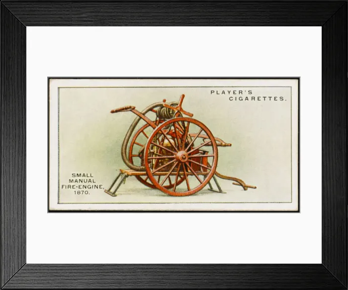 Framed Print : Small Manual Engine / 1870 Framed Print : Small Manual Engine / 1870