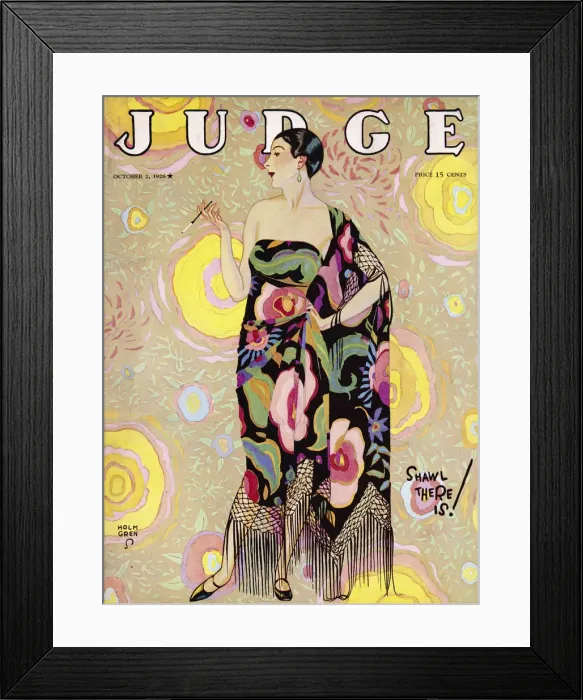 Framed Print : Vibrant Floral Shawl Framed Print : Vibrant Floral Shawl