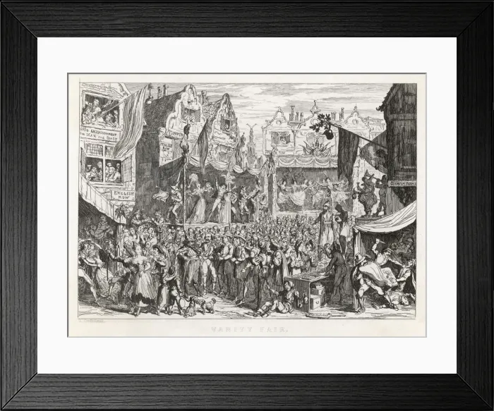 Framed Print : Bunyan Vanity Fair 3 Framed Print : Bunyan Vanity Fair 3