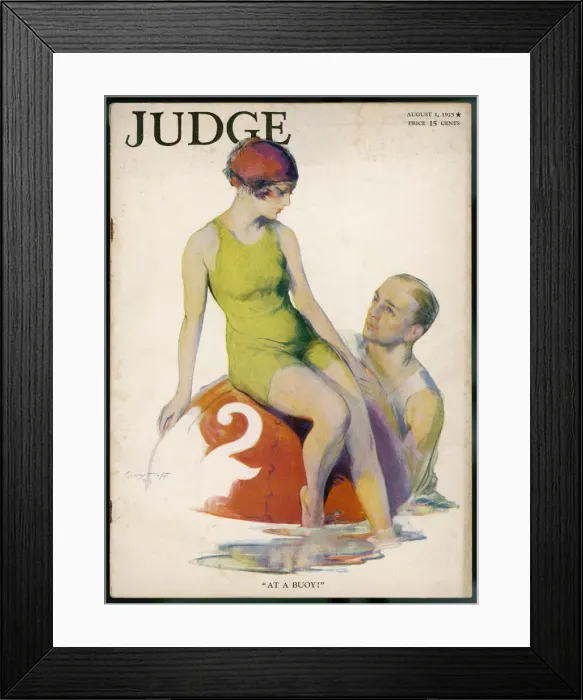 Framed Print : Swimwear / Judge / 1925 Framed Print : Swimwear / Judge / 1925