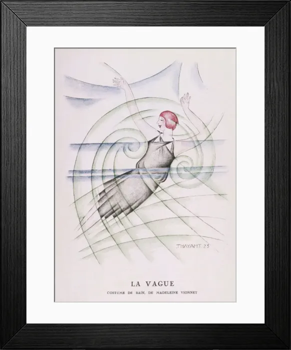 Framed Print : Swimwear by Vionnet Framed Print : Swimwear by Vionnet