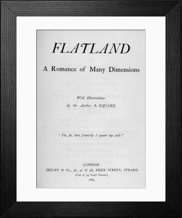 Framed Print : Abbott / Flatland 1 Framed Print : Abbott / Flatland 1