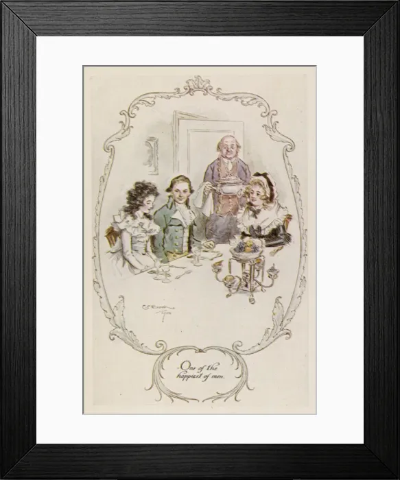 Framed Print : Austen / Sense & Sensibilt Framed Print : Austen / Sense & Sensibilt