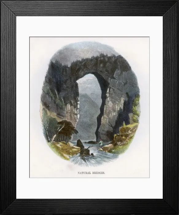 Framed Print : Natural Rock Bridge Framed Print : Natural Rock Bridge