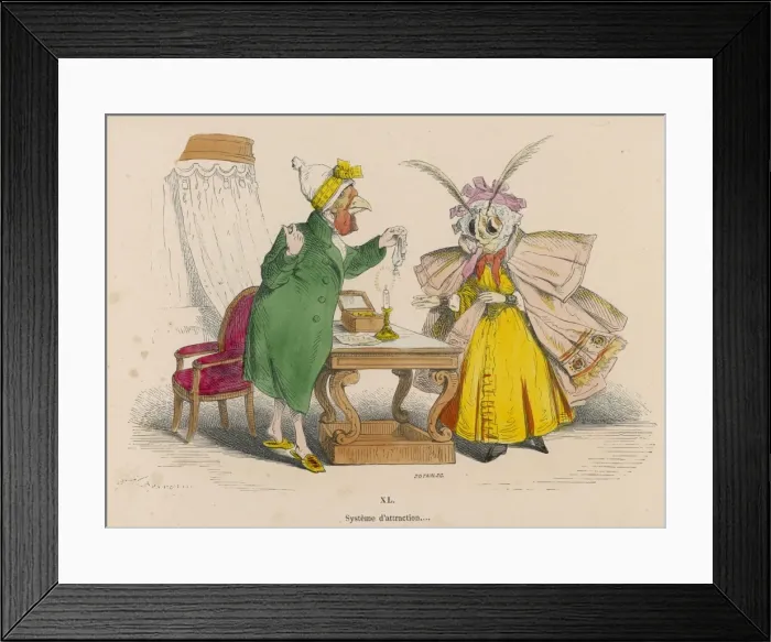 Framed Print : Bird and Insect Framed Print : Bird and Insect