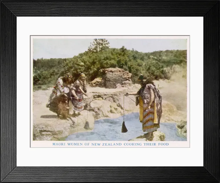 Framed Print : Cooking W / Hot Springs Framed Print : Cooking W / Hot Springs