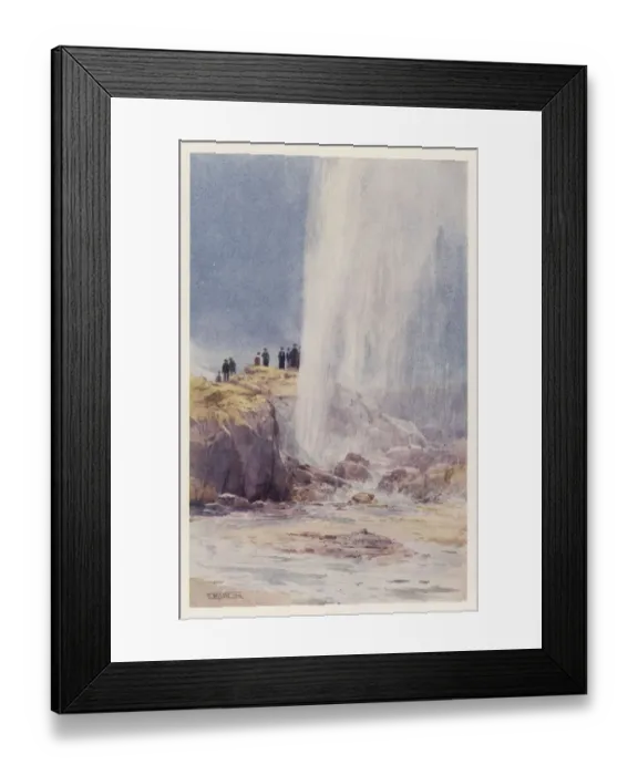 Framed Print : Wairoa Geyser Framed Print : Wairoa Geyser
