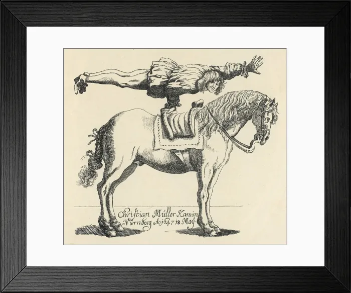 Framed Print : Horseback Acrobatics Framed Print : Horseback Acrobatics