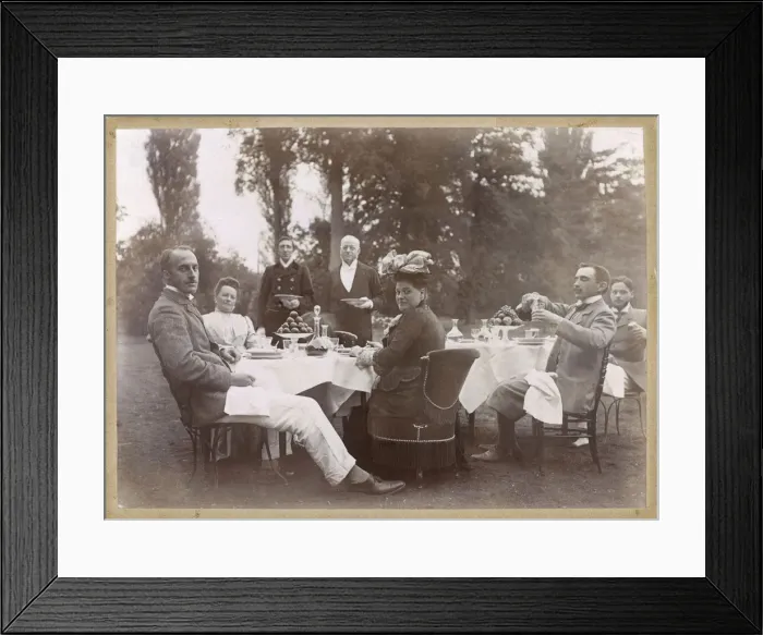 Framed Print : Outdoor Dinner Framed Print : Outdoor Dinner