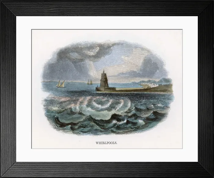 Framed Print : Whirlpool of Charybdis Framed Print : Whirlpool of Charybdis