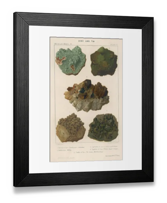 Framed Print : Rocks, Zinc and Tin Framed Print : Rocks, Zinc and Tin