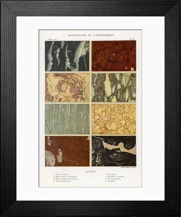 Framed Print : Various Marbles