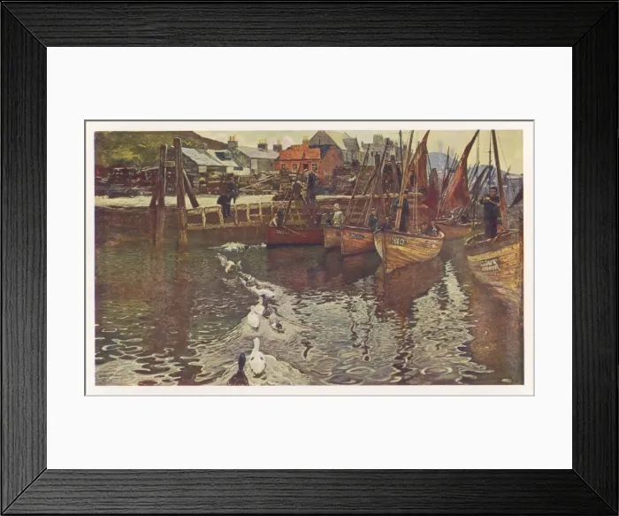 Framed Print : Fishing Boats in Tarbert Framed Print : Fishing Boats in Tarbert