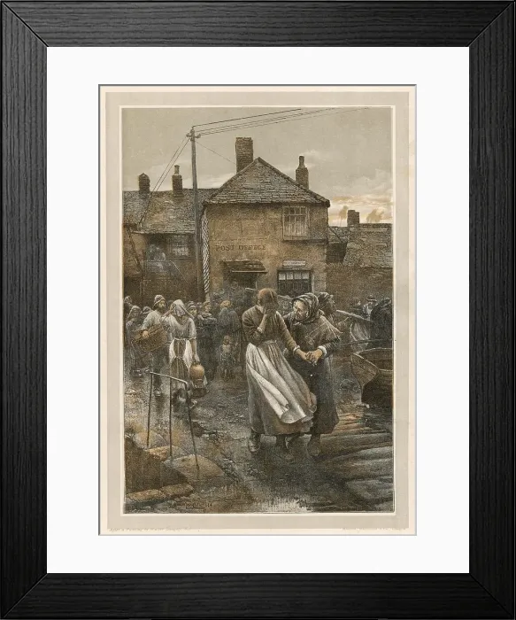 Framed Print : Grief in Fishing Village Framed Print : Grief in Fishing Village