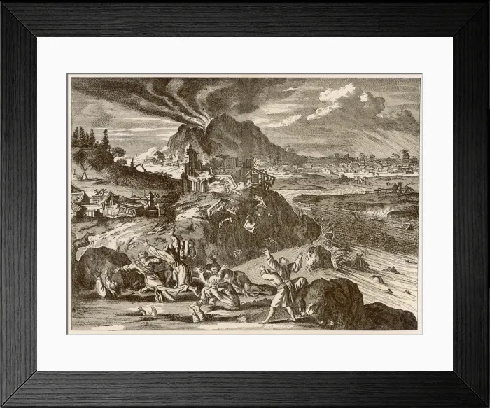 Framed Print : Tokyo Earthquake 1650 Framed Print : Tokyo Earthquake 1650