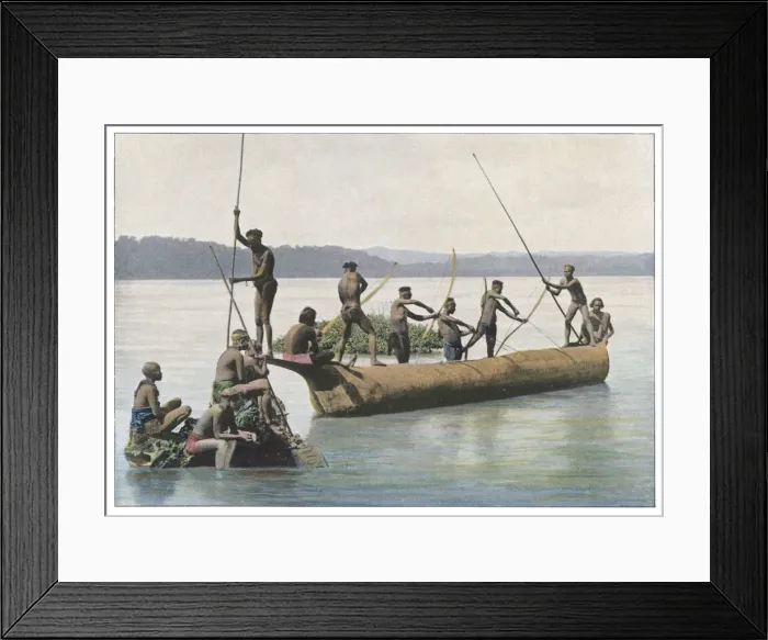 Framed Print : Fishing / Andaman Islands Framed Print : Fishing / Andaman Islands