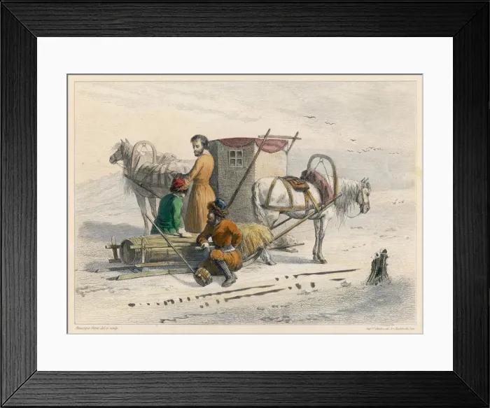 Framed Print : Russian Fish Merchants Framed Print : Russian Fish Merchants