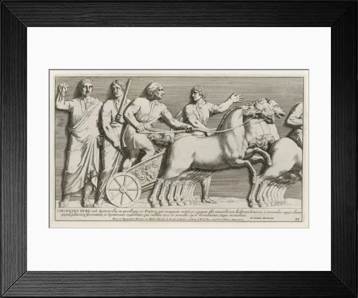 Framed Print : Charioteers Instruction Framed Print : Charioteers Instruction