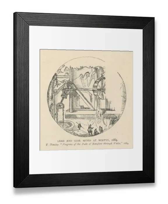 Framed Print : Lead and Coal Mine 17Thc Framed Print : Lead and Coal Mine 17Thc