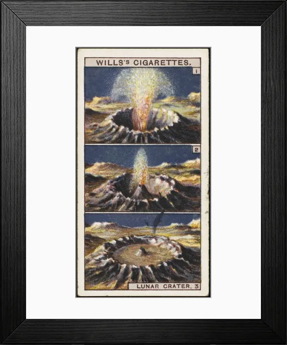 Framed Print : Moon / Forming Crater Framed Print : Moon / Forming Crater