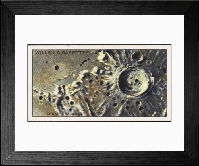 Framed Print : Moon / Lunar Craters Framed Print : Moon / Lunar Craters