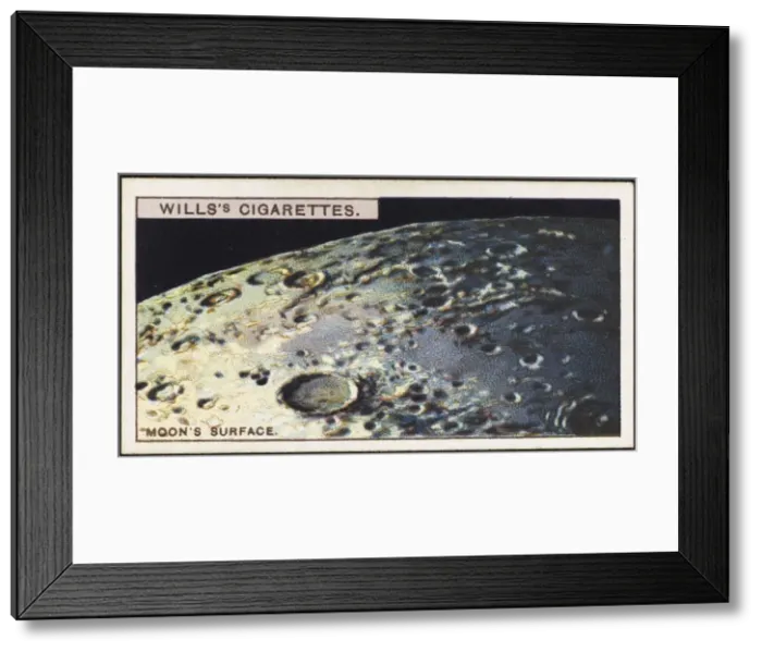 Framed Print : The Moons Surface Framed Print : The Moons Surface