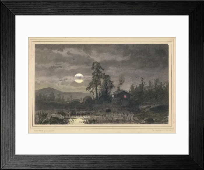 Framed Print : The Full Moon Framed Print : The Full Moon