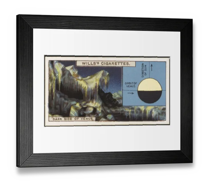 Framed Print : Venus, the Dark Side Framed Print : Venus, the Dark Side