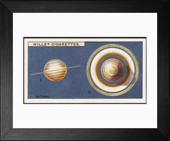 Framed Print : Saturn, Two Views Framed Print : Saturn, Two Views
