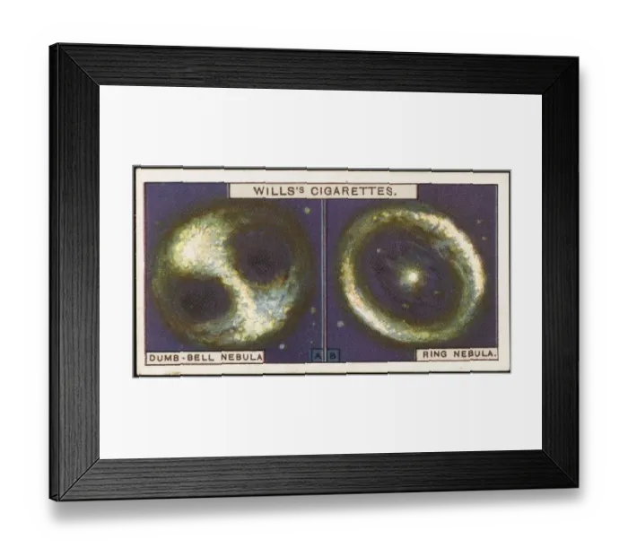 Framed Print : Ring, Dumb-Bell Nebulae Framed Print : Ring, Dumb-Bell Nebulae