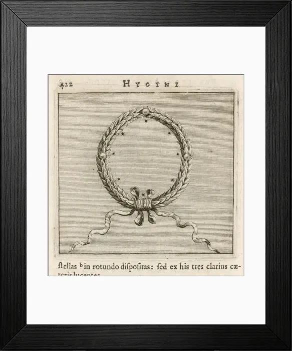 Framed Print : Hyginus / Corona Framed Print : Hyginus / Corona