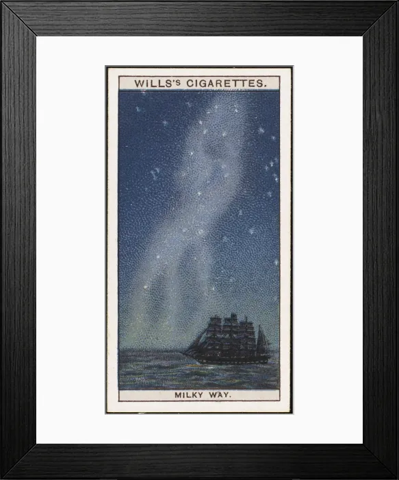Framed Print : Milky Way (Cig. Card) Framed Print : Milky Way (Cig. Card)