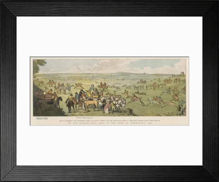Framed Print : Newmarket Training, 1790 Framed Print : Newmarket Training, 1790