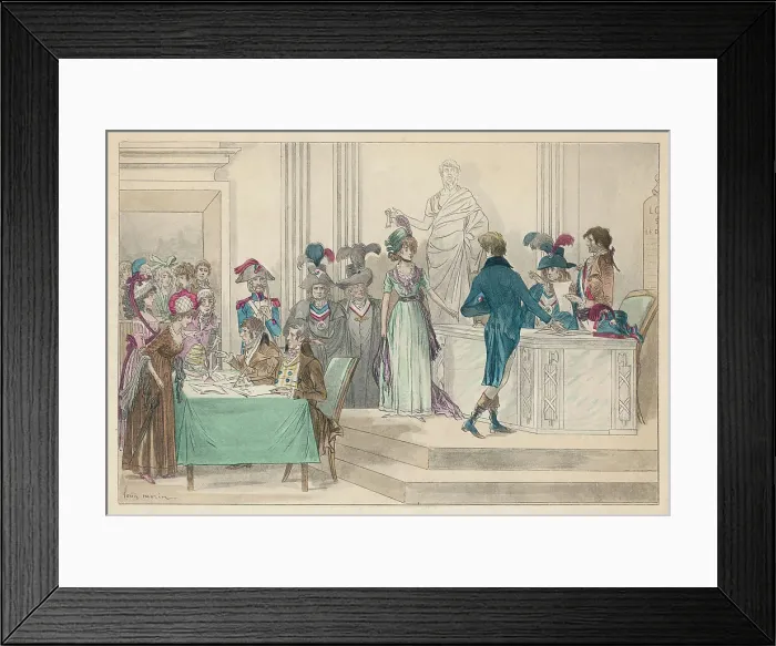 Framed Print : Revolutionary Marriage Framed Print : Revolutionary Marriage