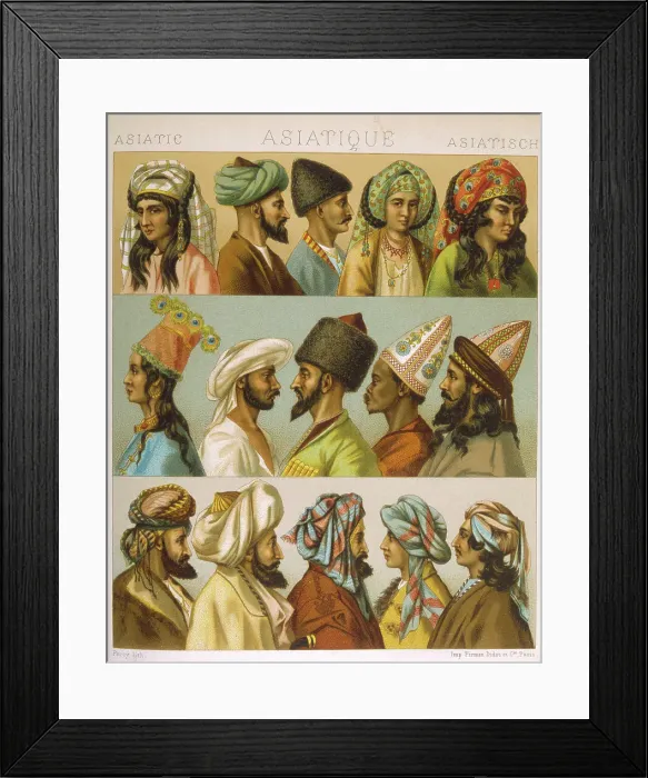 Framed Print : Asian Headdess Framed Print : Asian Headdess