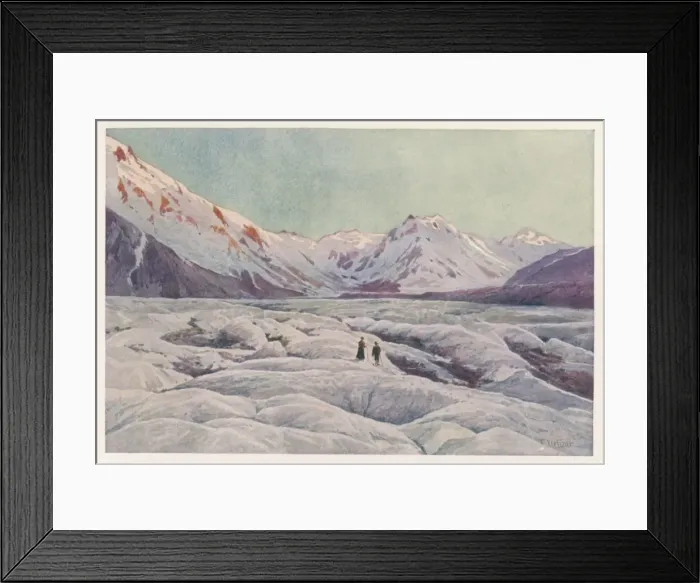 Framed Print : Tasman Glacier Framed Print : Tasman Glacier
