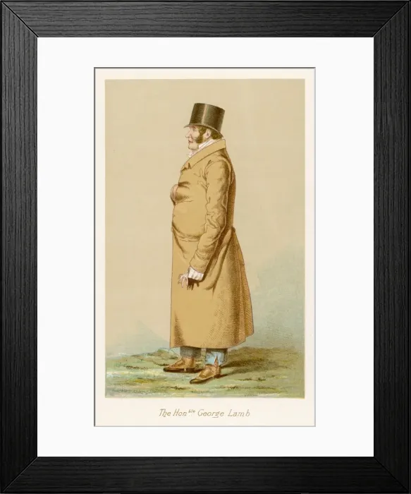 Framed Print : GEORGE LAMB (1784-1834) Framed Print : GEORGE LAMB (1784-1834)