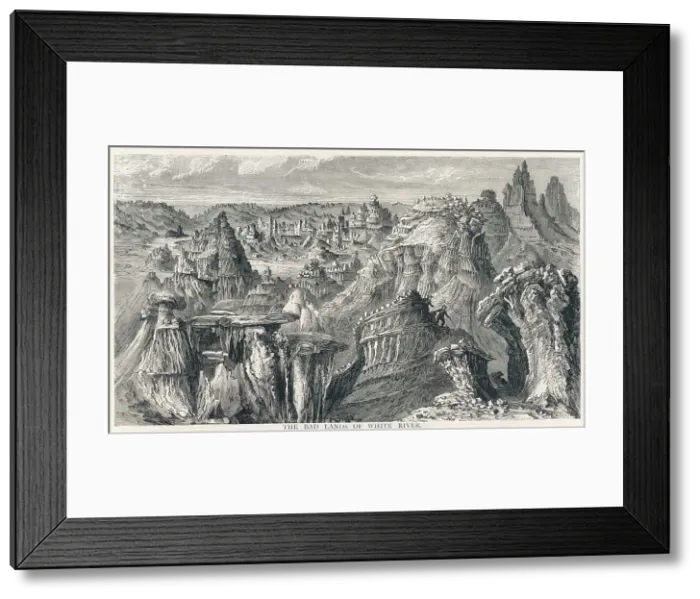 Framed Print : Dakota Desert Framed Print : Dakota Desert