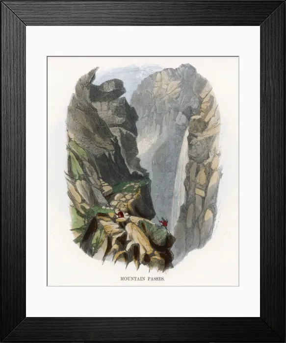 Framed Print : Gemmi Pass, Swiss Alps Framed Print : Gemmi Pass, Swiss Alps